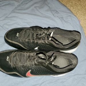 11.5 Nike Black and White Baseball Cleats